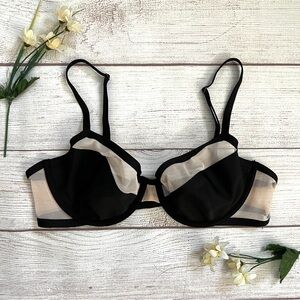 Victoria Secret Unlined Mesh Demi Bra